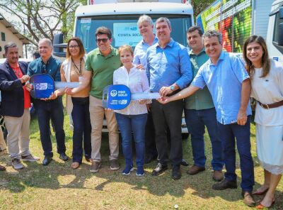 Imagem da notícia Costa Rica recebe caminhão baú refrigerado para fortalecer agricultura familiar